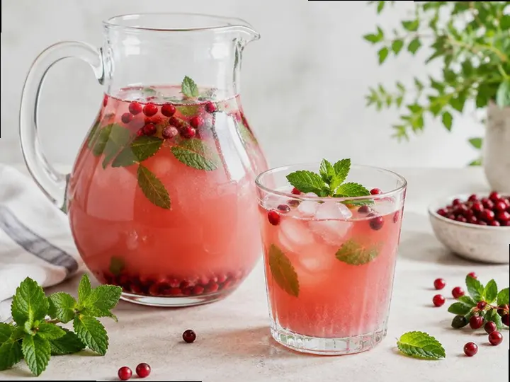 Wattleseed & Davidson Plum Refresher — The finished dish