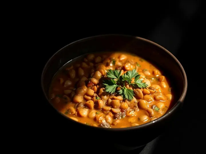 Chakhchoukha with Vegetables — The finished dish