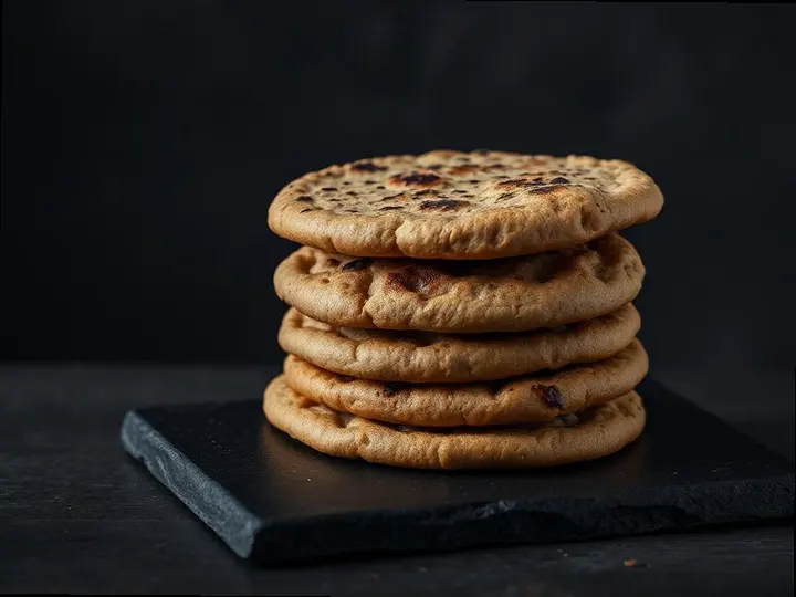 Kesra Semolina Flatbread — The finished dish