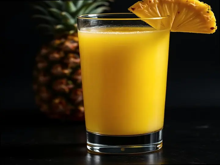 Guarani Pineapple Pressed Juice — The finished dish