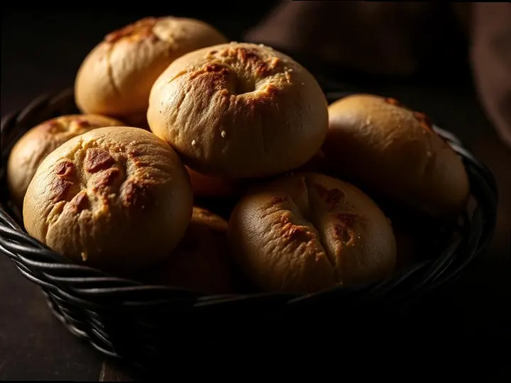 Rye & Anise Rolls — The finished dish