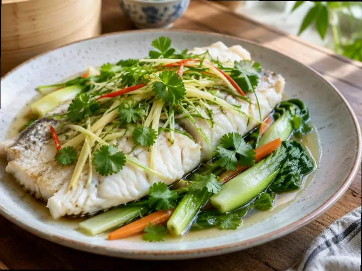 Coconut Fish Parcels — The finished dish