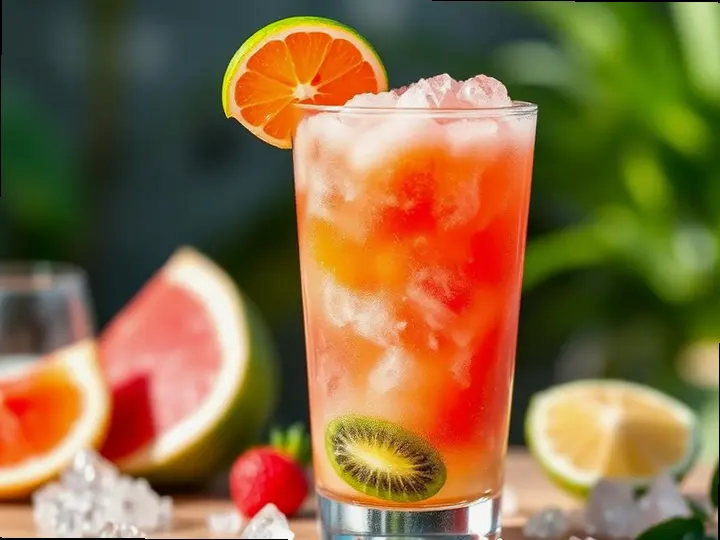 Austrian Elderflower Slushie — The finished dish