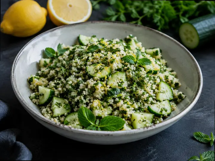 Steirischer Bean Salad — The finished dish