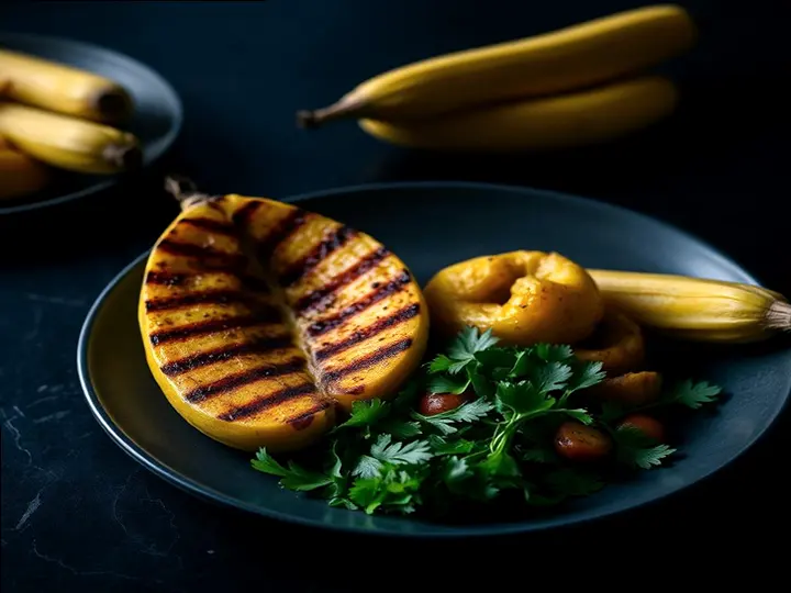 Hudut Fish & Plantain — The finished dish