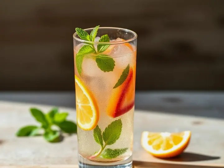 Gaucho Cactus Pear Cooler — The finished dish