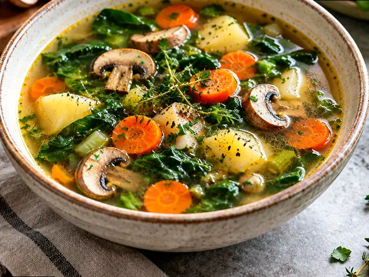 Tarator Cold Soup — The finished dish