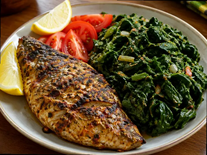 Ndole Bitterleaf — The finished dish