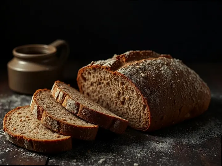 Bannock, Oven-Baked — The finished dish