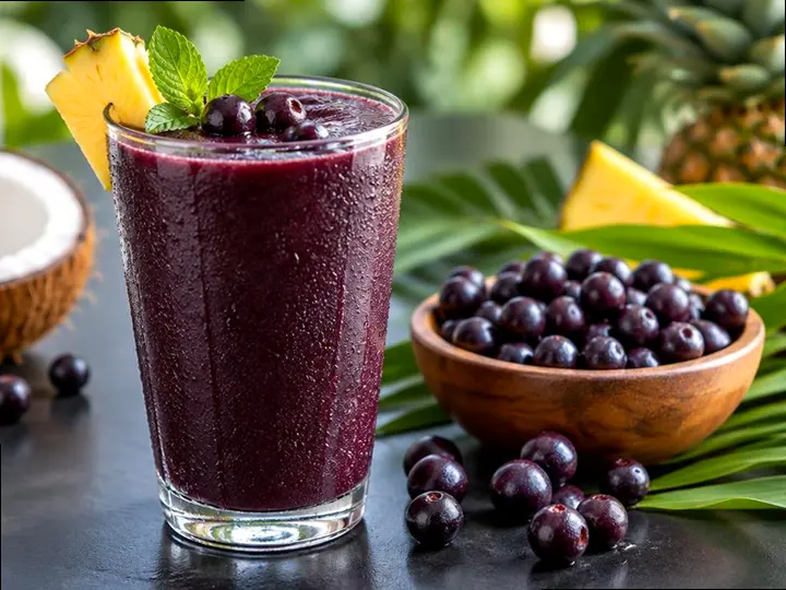 Metis Acai Cooler — The finished dish