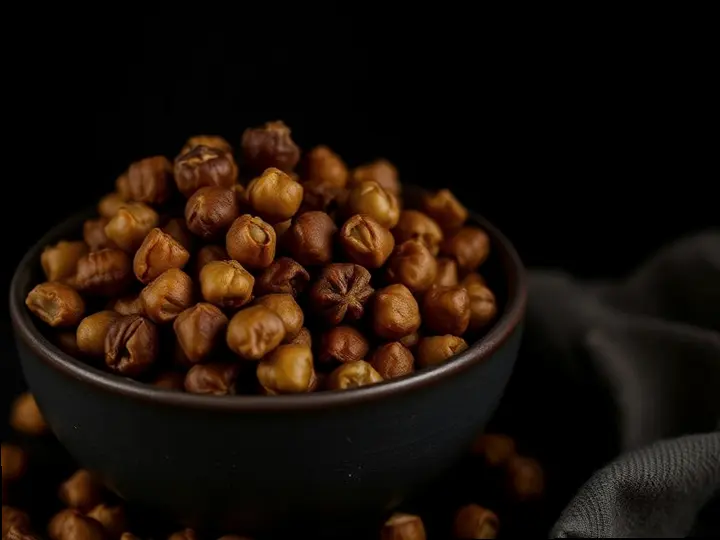 Toasted Pine Nut Handful — The finished dish