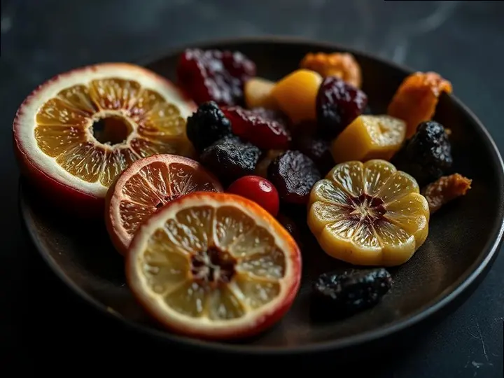 Dried Apricot & Walnut Mix — The finished dish