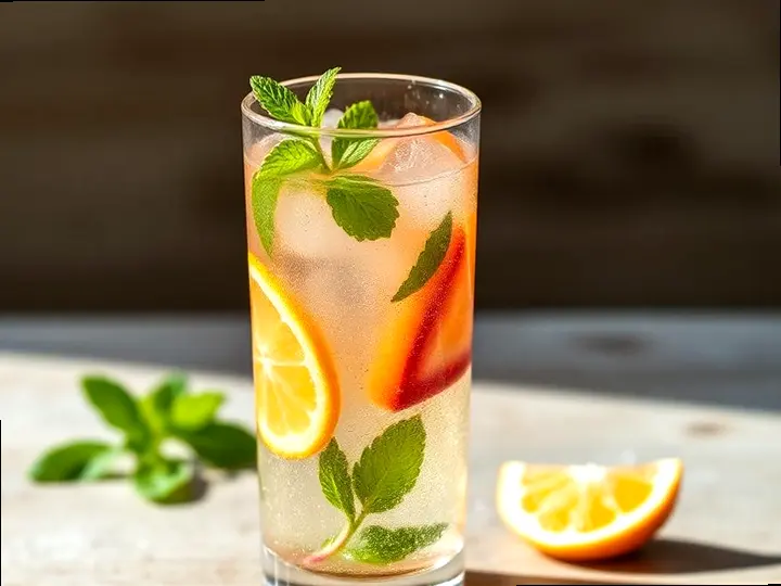 Hakka Pear & Ginger Cooler — The finished dish