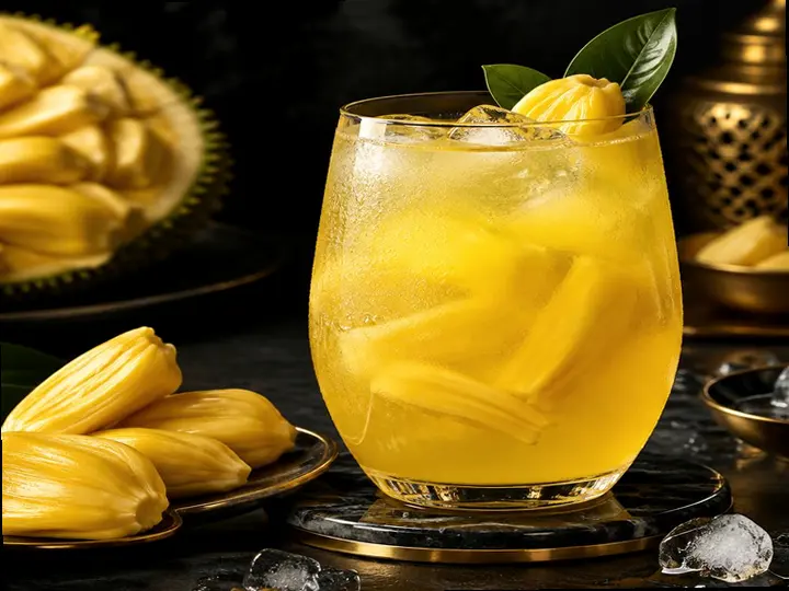 Sichuan Jackfruit Herb Spritz — The finished dish