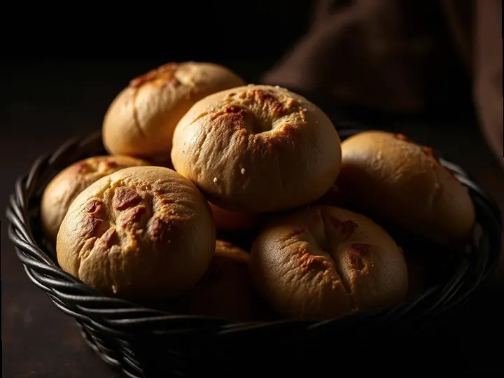 Steamed Wholewheat Mantou — The finished dish