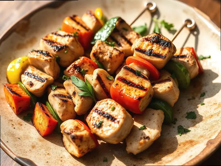 Grilled Goat & Yucca — The finished dish