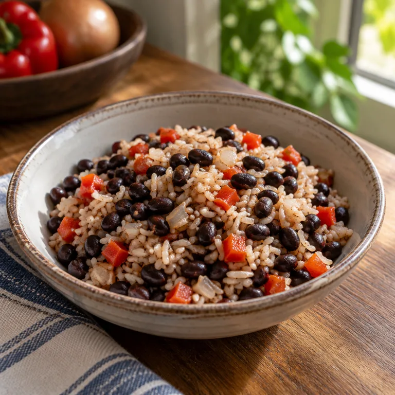 Gallo Pinto — The finished dish