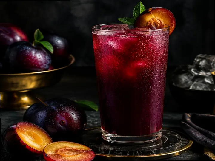 Danish Plum Tonic — The finished dish