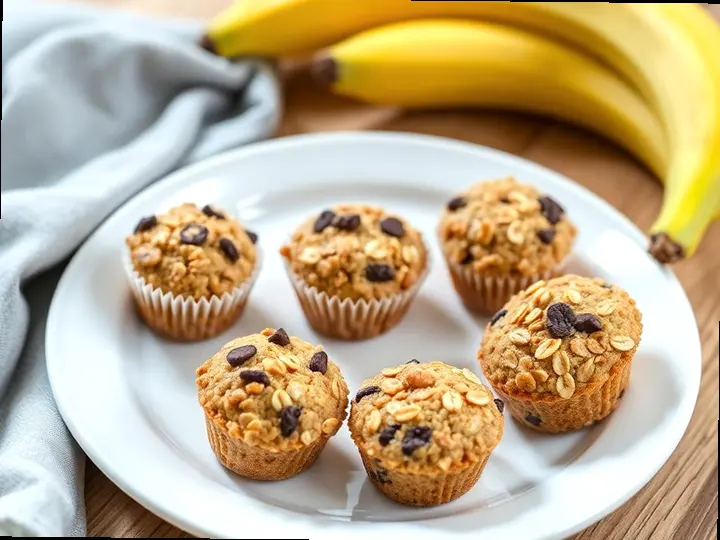 Banana Oat Mini Muffins (Kichwa style) — The finished dish