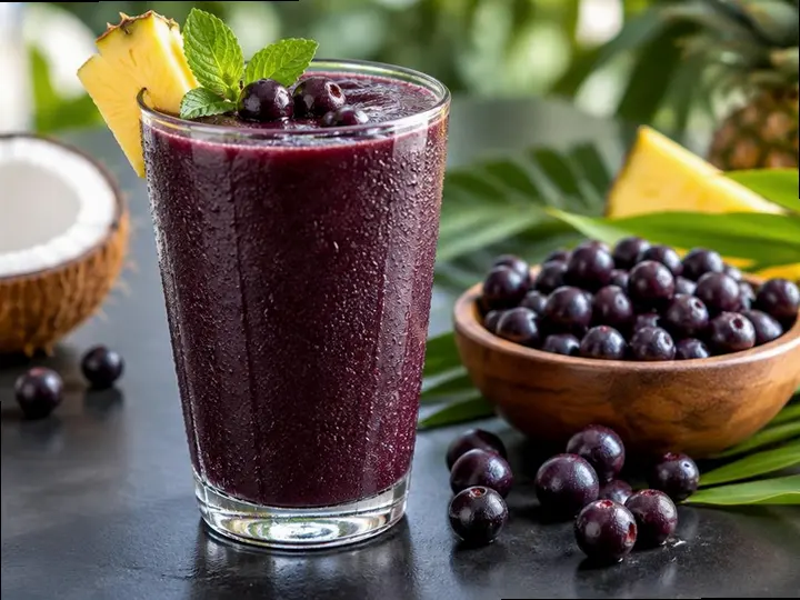 Shuar Acai Iced Tea — The finished dish
