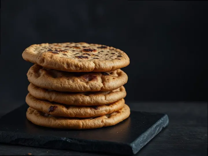 Baladi Wholemeal Pita — The finished dish