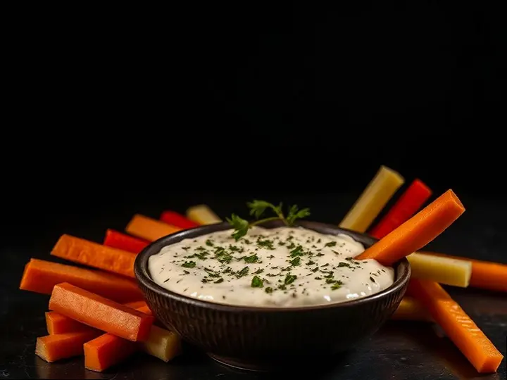 Dukkah & Cucumber Sticks — The finished dish