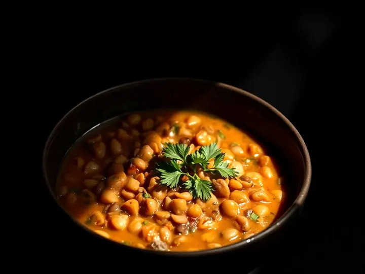 Koshari, Portion Controlled — The finished dish