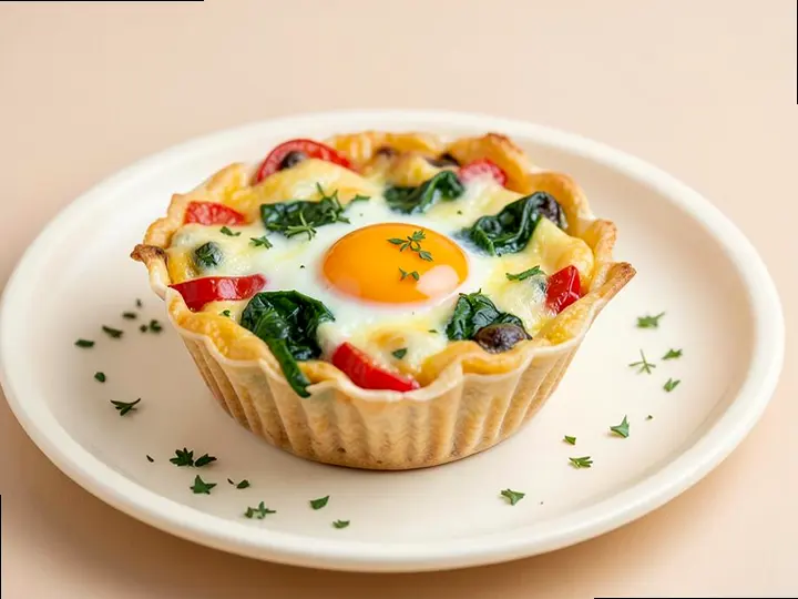 Mini Veggie Frittatas (English style) — The finished dish