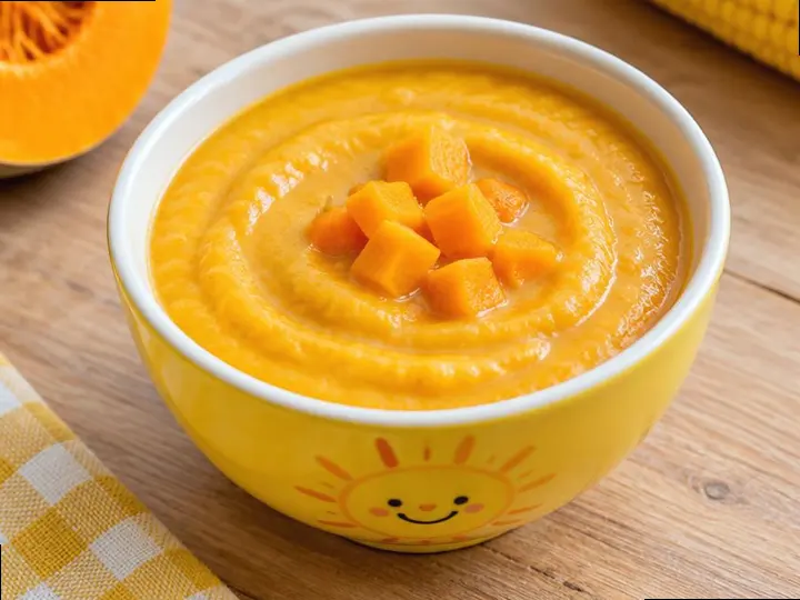 Sunshine Pumpkin Porridge (Oromo style) — The finished dish