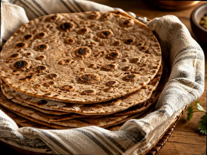 Teff Injera, Wholegrain — The finished dish
