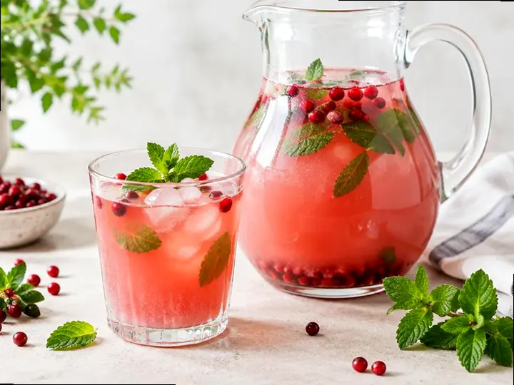 Finnish Bilberry Pressed Juice — The finished dish