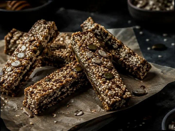 Lingonberry & Oat Clusters — The finished dish