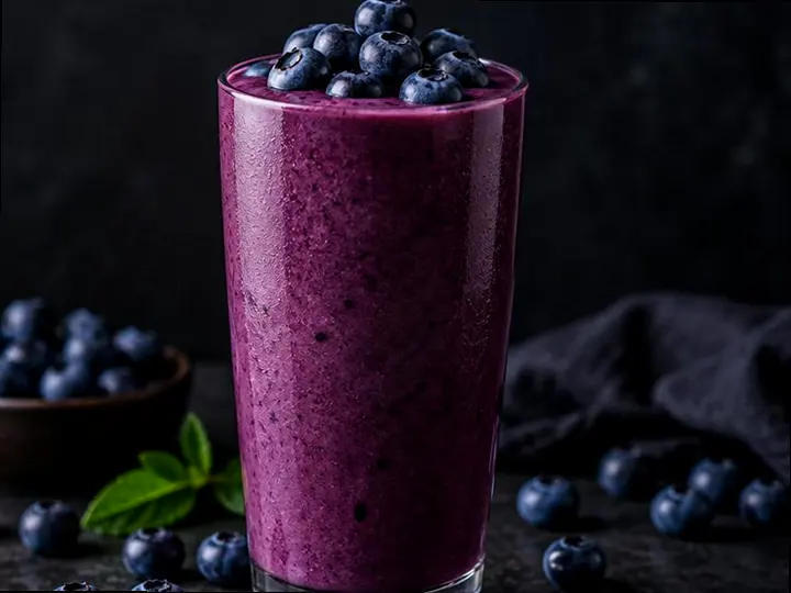 Basque Lingonberry Smoothie — The finished dish