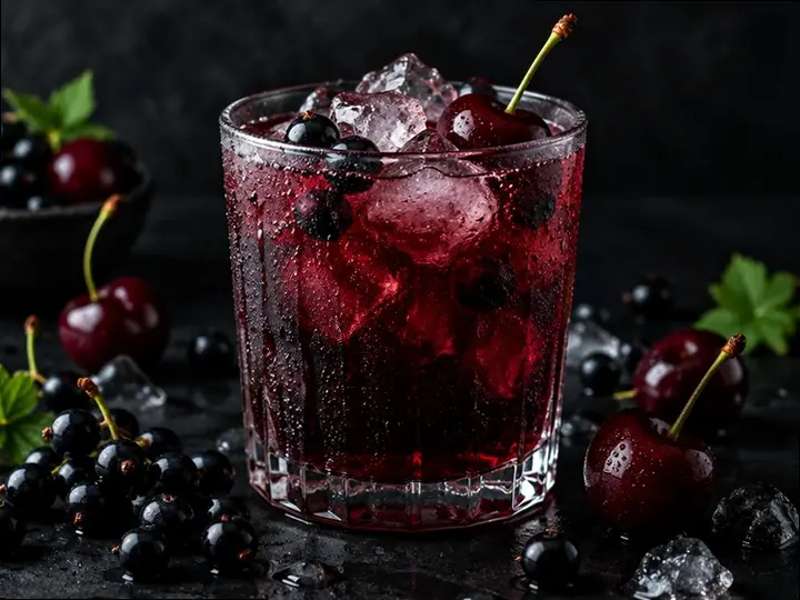 Breton Blackcurrant Pressed Juice — The finished dish