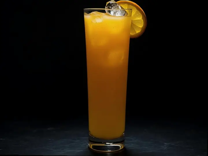 Bavarian Fig & Lemon Iced Tea — The finished dish
