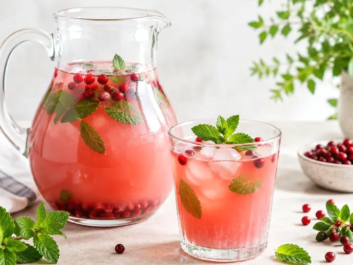 Sorbian Sour Cherry Tonic — The finished dish