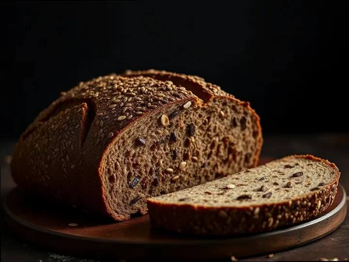 Sunflower Rye Vollkornbrot — The finished dish