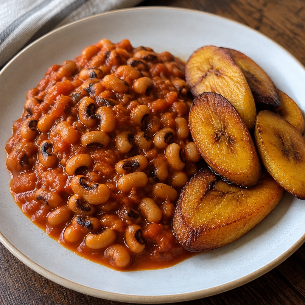 Red Red Black-Eyed Pea Stew — The finished dish