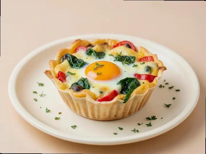 Mini Veggie Frittatas (Pontic style) — The finished dish