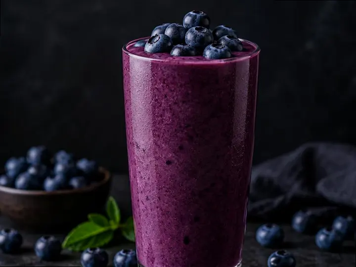 Pontic Sour Cherry Smoothie — The finished dish