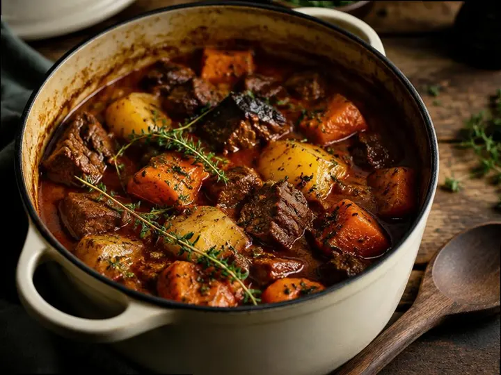 Pepperpot, Lean — The finished dish