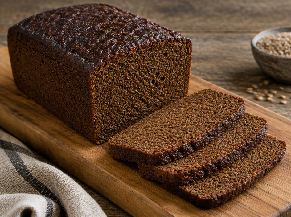 Slow-Baked Rye Rugbraud — The finished dish