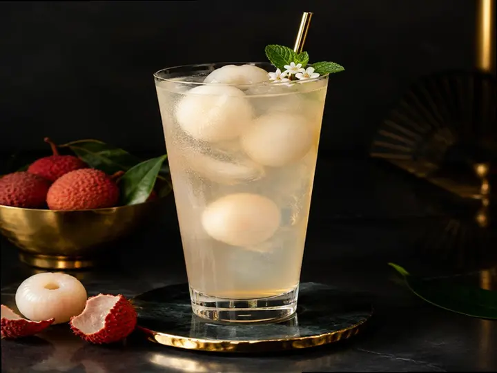 Bengali Lychee Infusion — The finished dish