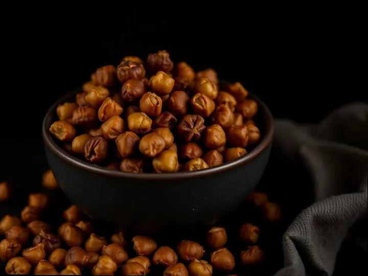 Sundal Chickpea Cups — The finished dish