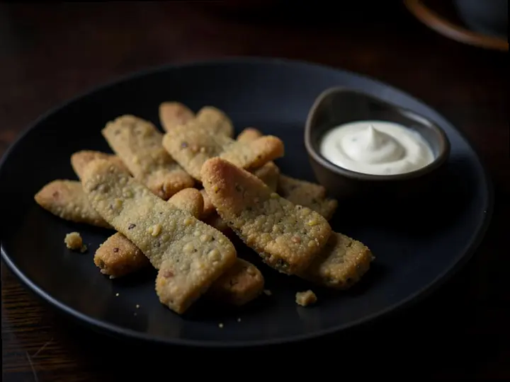 Soft Lentil Dosa Fingers (Balinese style) — The finished dish