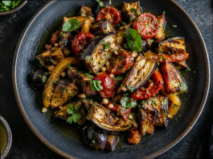 Caponata, Baked — The finished dish