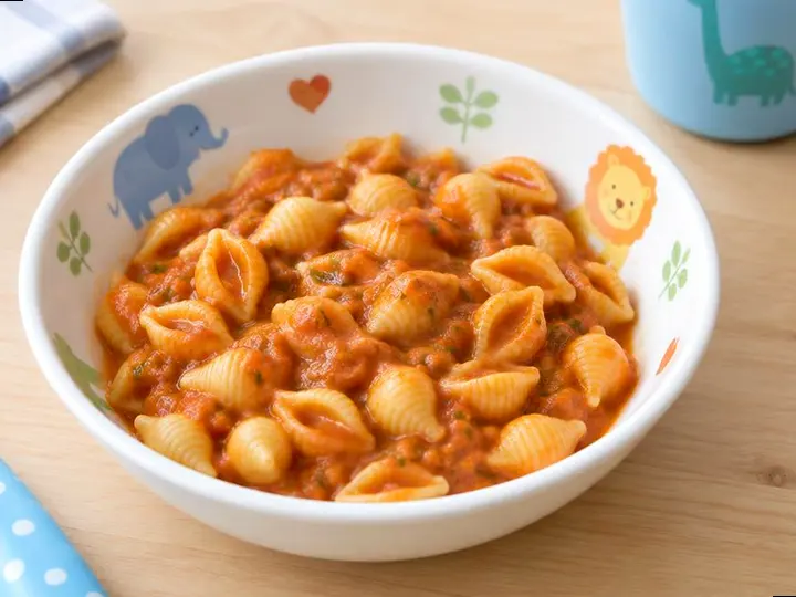 Hidden Veg Tomato Pasta (Sardinian style) — The finished dish