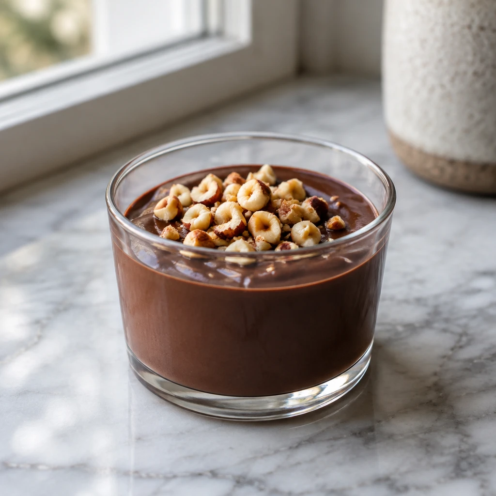 Small Chocolate Pudding (Budino al Cioccolato) — The finished dish