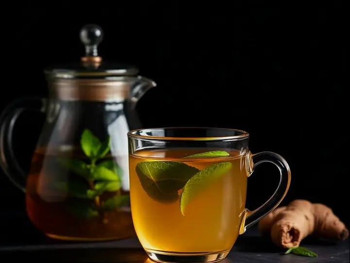 Maroon Callaloo Infusion — The finished dish