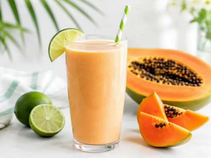 Yamato Persimmon Smoothie — The finished dish